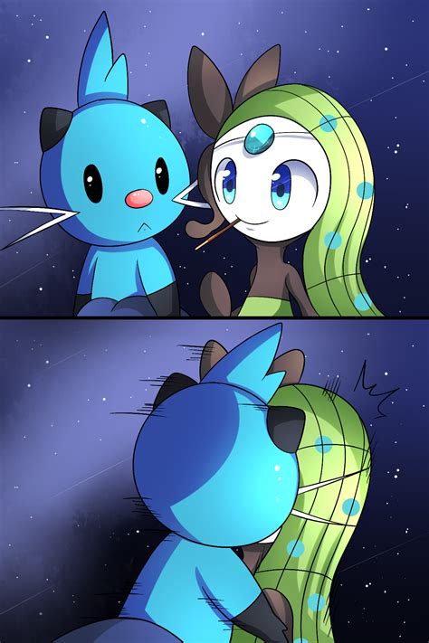 mega meloetta|ash x meloetta.